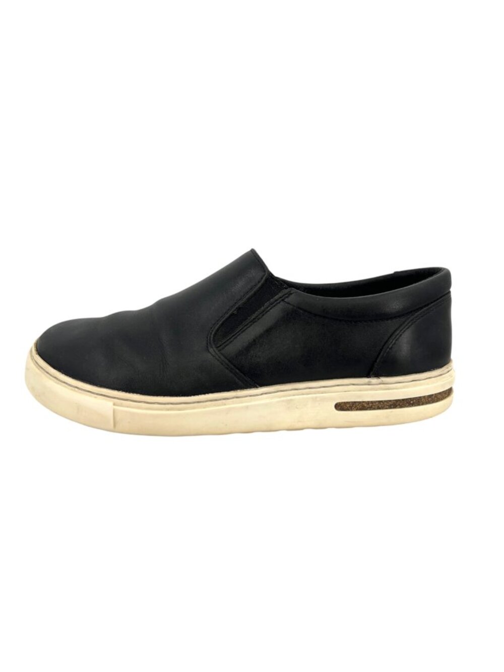 Birkenstock Oswego Black Leather Slip-On Shoes Smart Casual Size 38 EU 7-7.5 US